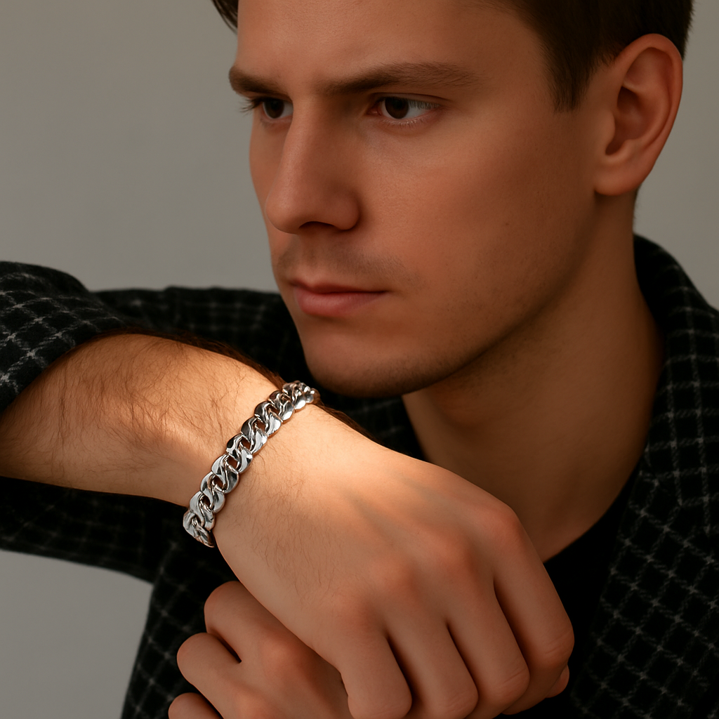 Titan Steel Miami Chain Bracelet