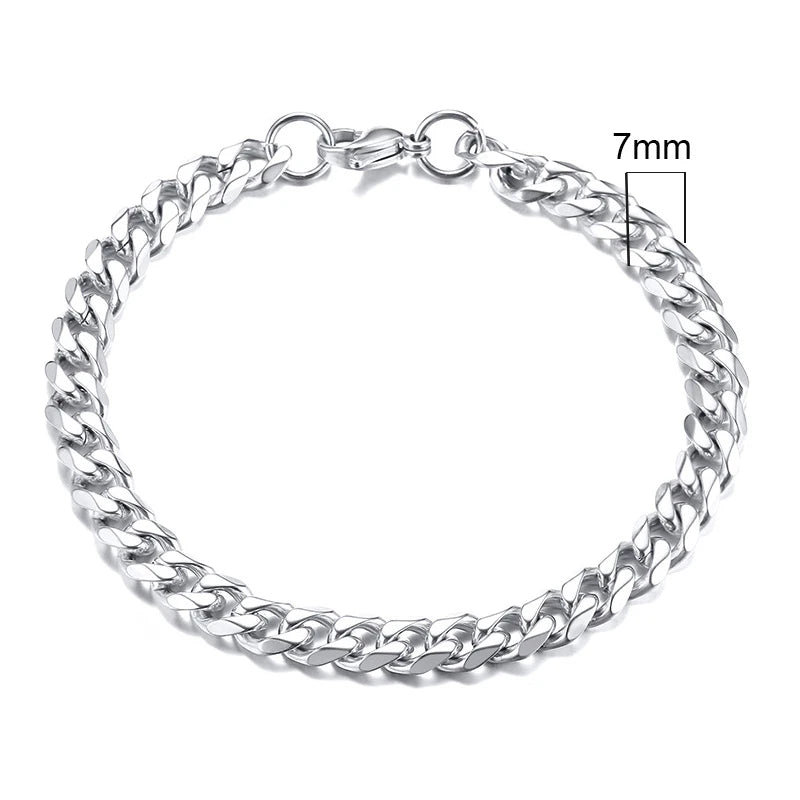 Titan Steel Miami Chain Bracelet