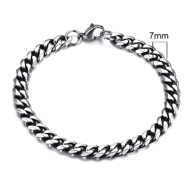 Titan Steel Miami Chain Bracelet