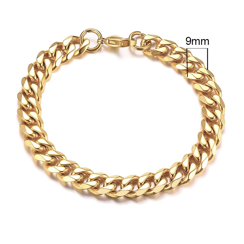 Titan Steel Miami Chain Bracelet