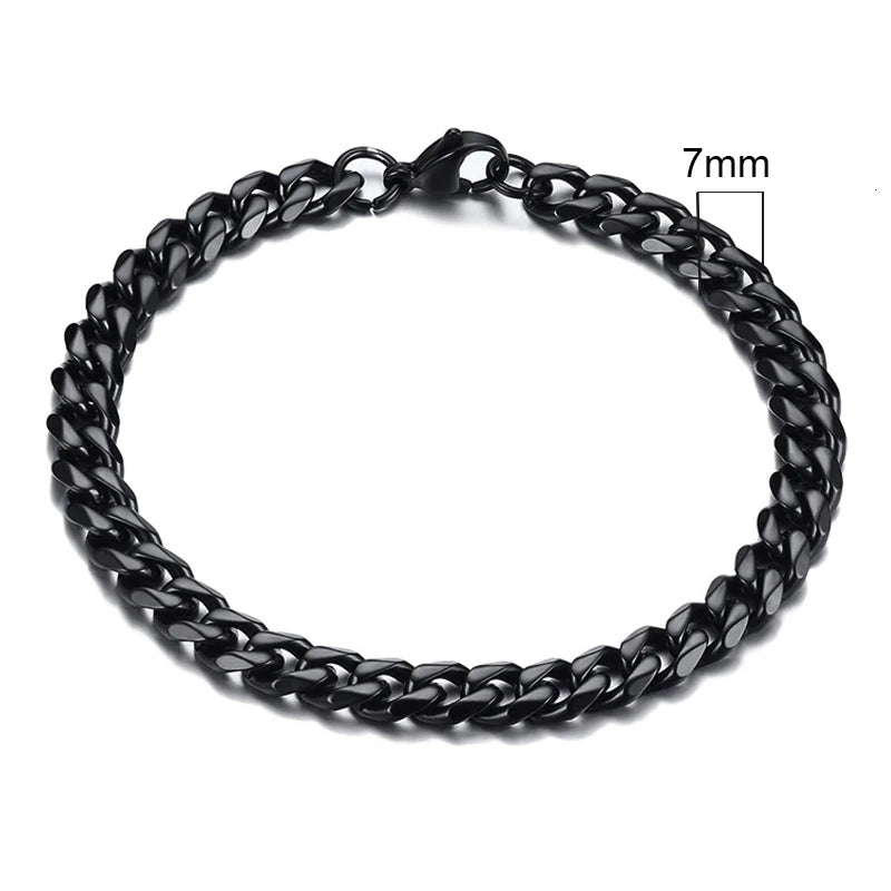 Titan Steel Miami Chain Bracelet