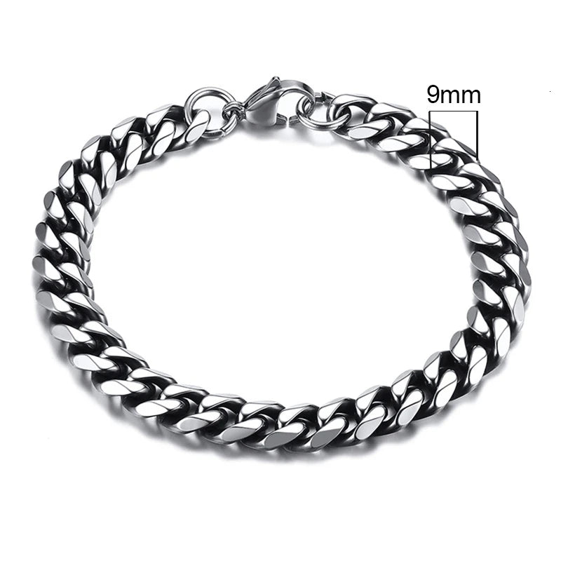 Titan Steel Miami Chain Bracelet