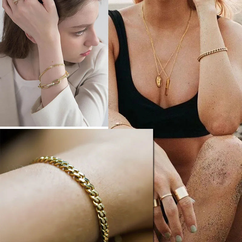 Titan Steel Miami Chain Bracelet